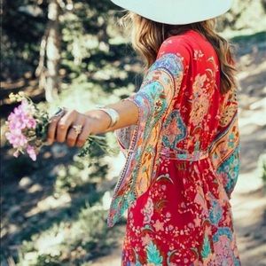 NOW IN! Malva Lotus Kimono Maxi